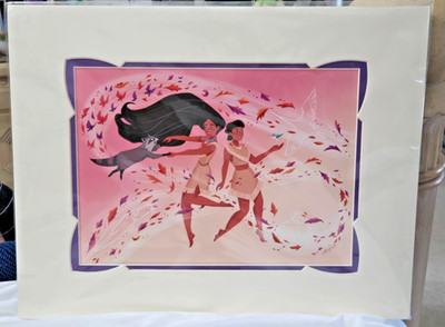 NEW Disney Pocahontas Friendship Colors Your World Art Collectors Print Ann Shen