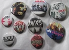 INXS Divinyls 9 X Vintage 1980s Pin Button Badges Rock N Roll New Wave
