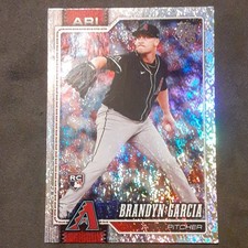 Topps 2026 Series 1 Foilboard Rookie Brandyn Garcia #163 Diamondbacks Card
