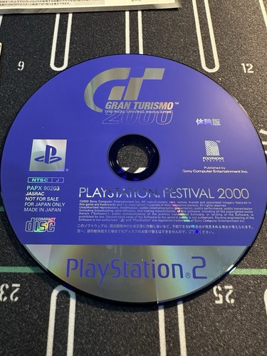 Gran Turismo 2000 Demo PS2 PlayStation Festival Promo Disc Japan RARE - Picture 4 of 7