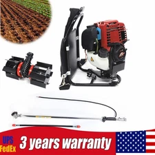 3 in 1 35.4CC 4 Stroke Backpack Gas Garden Brush Cutter Grass Trimmer Lawn Mower
