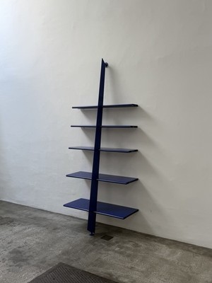 Philippe Starck McGee Shelf Postmodern Design 80s Baleri Italia Rare Blue
