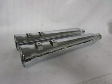 17-24 Harley Touring Cobra 4 Neighbor Haters Slip-on Chrome Mufflers 6109 17-24 Harley Touring Cobra 4 Neighbor Haters Slip-on Chrome Mufflers 6109