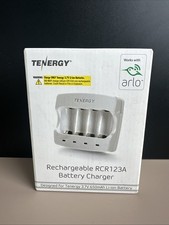Arlo Certified Tenergy Charger Only for 3.7V RCR123A Li-ion Rechargeable Battery