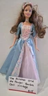 Vintage Barbie the Princess and the Pauper Doll Erika Blue Pink Gown Untested ⬇️