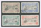BOLIVIA 1945 NATIONAL ANTHEM SET OF 4 - 10Cts USED OTHER 3 MH