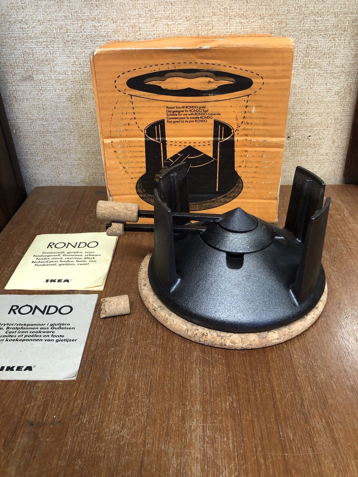 Vintage Fondue Rondo Pot Set Cast Iron Cookware IKEA *CQ Carl-Gustaf Jahnsson
Opens in a new window 