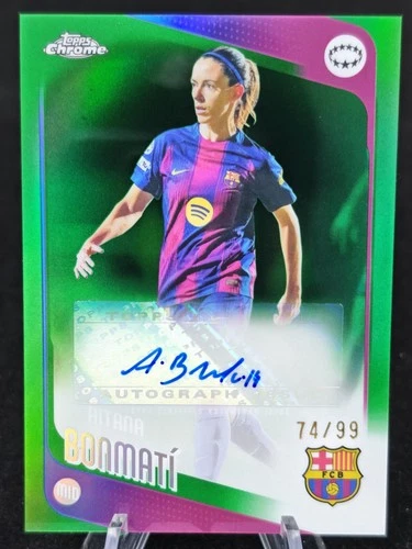 2025-26 Topps Chrome UEFA Women's Aitana Bonmati Auto Green /99