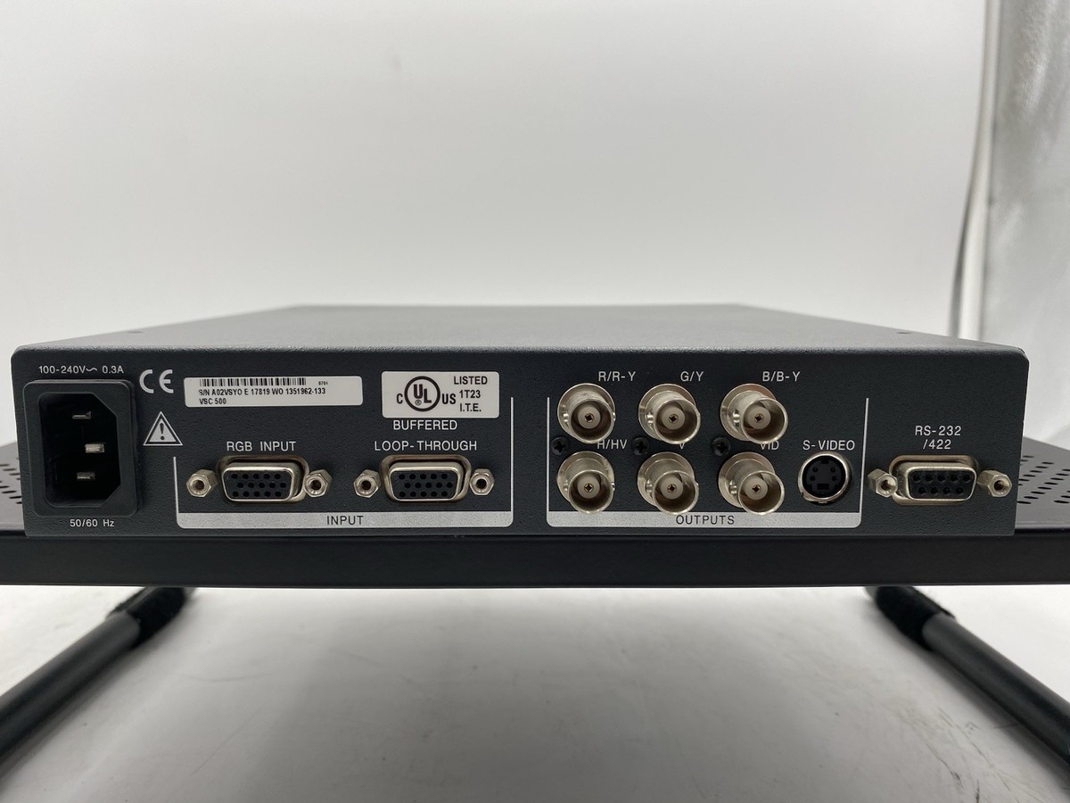 Extron VSC 500 High Res Video Scan Converter For Computer-to-Video