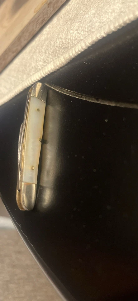 H.H.Hill Germany Pearl Handle Two Blade Pen Knife Vintage - Image 2 of 4