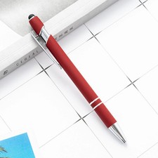 Matte black 2-in-1 Stylus & Ballpoint Pen - Sleek & Modern Design, black AUSPOST