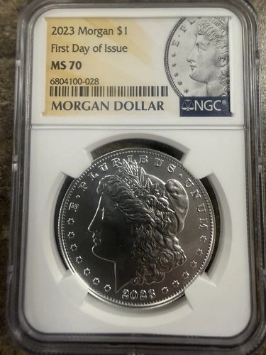 2023 Morgan $1 Silver Dollar NGC MS70 First Day Of Issue