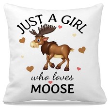 Pillow Covers Decor,Gifts Christmas Decorations for Grils Room Couch Moose