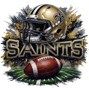 American Football New Orleans Saints Self Adhesive Vinyl Sticker