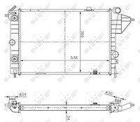 NRF 513508A KüHler, MotorküHlung FüR Opel,Vauxhall