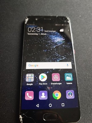 Huawei P10 VTR-L09 64GB 4GB RAM Schwarz ohne Simlock Android gebraucht 