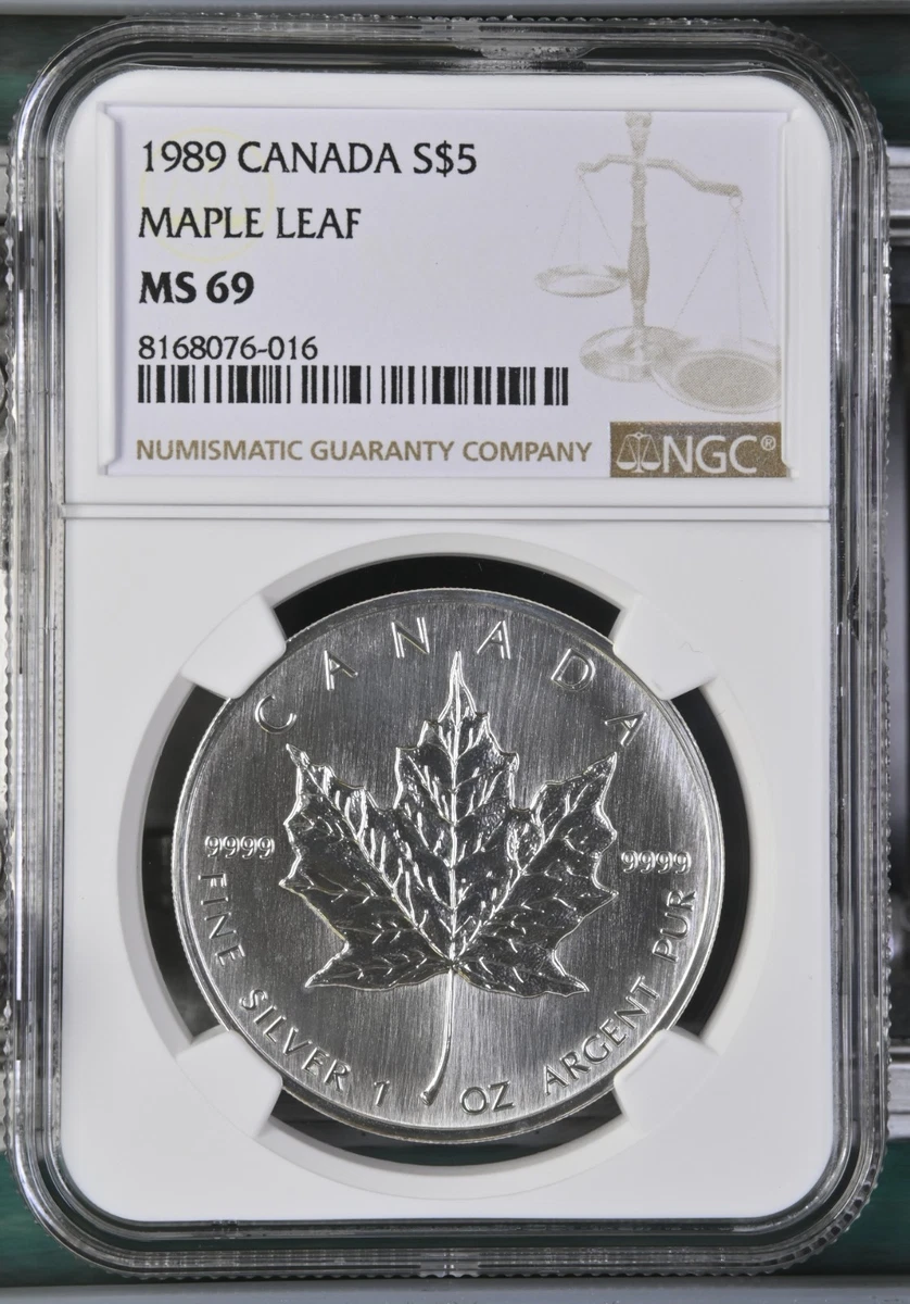 Canadian Maple Leaf MS 69 Silver Bullion Coins for sale | eBay
