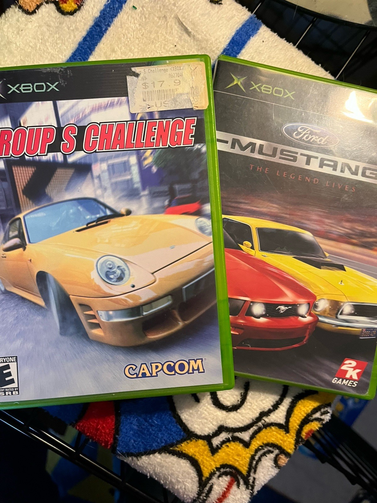 Group s challenge microsoft xbox mustang xbox both cib tested capcom