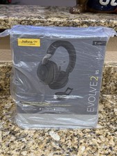 Jabra Evolve2 85 Stereo Wireless Headset UC, USB-C with Charging Stand - Black