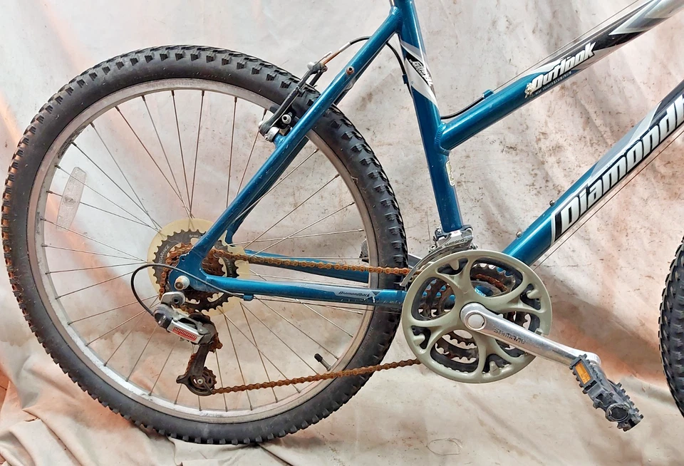 Bicicleta de MTB Diamondback Outlook 2008 grande 18" rígida paso a paso híbrida cercanías ~ Foto 3 de 4