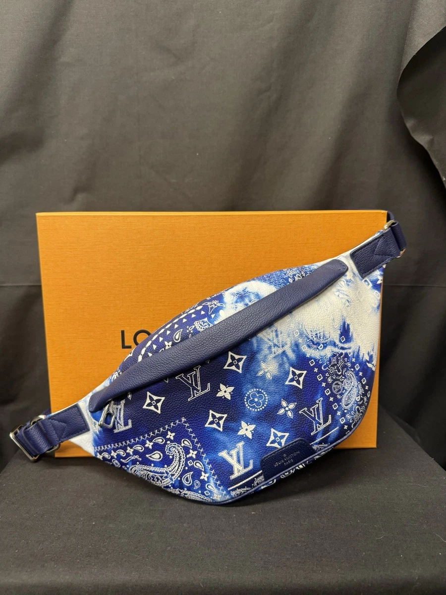 Louis Vuitton Canvas Blue Bags for Men for sale | eBay