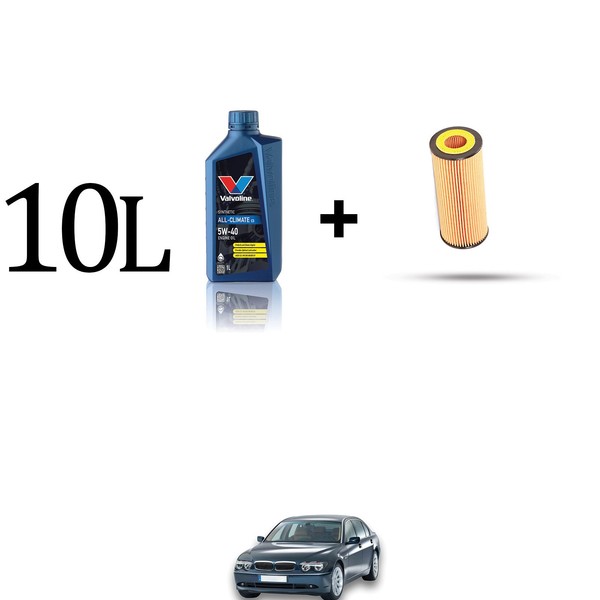 ÖLfilter Kit Und 10L FüR Bmw Serie 7 (E65, E66) 745D 220Kw Ab 2005-image
