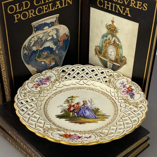 Antique Helena Wolfsohn Meissen style Plate 19thc Rococo German Porcelain - Picture 2 of 15