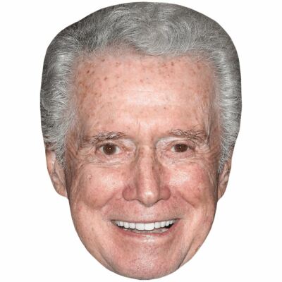 Regis Philbin (Smile) Celebrity Mask, Flat Card Face