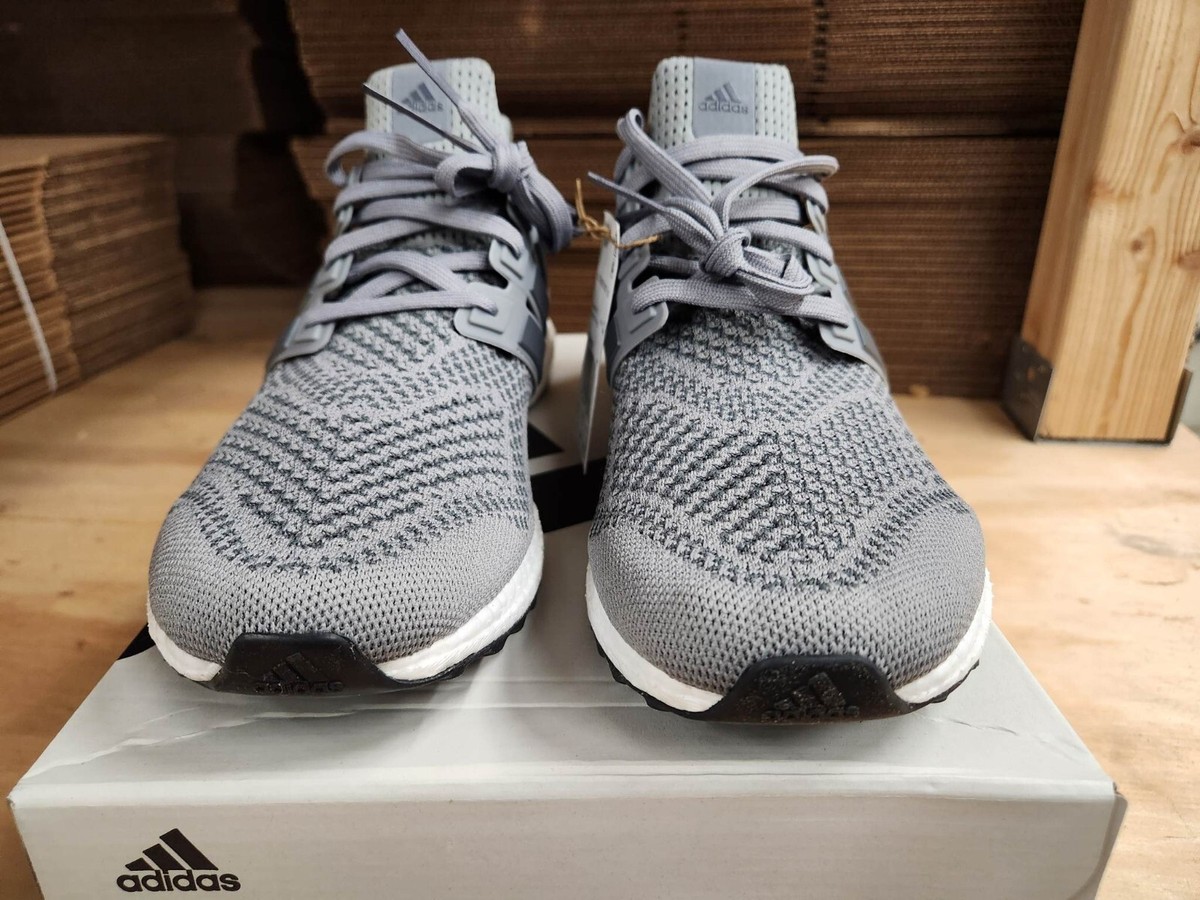 Adidas Men's UltraBOOST 1.0 Grey White Black Running Shoes
