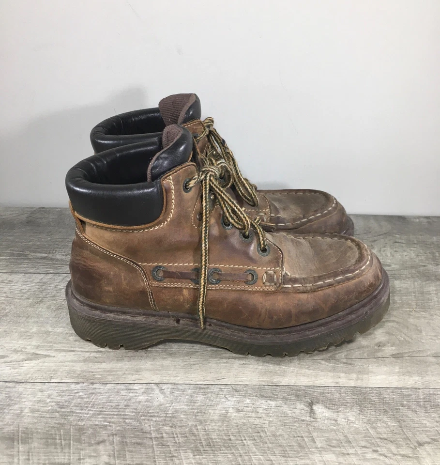 Botas de combate de cuero grueso Dr. Martens 8460 Doc England para hombre talla UK 8 US 9 Doc Foto 2 de 4