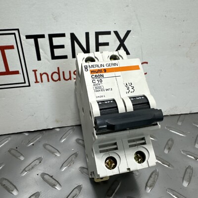 MERLIN GERLIN multi 9 C60N C-10 10kA-IEC 2-Pole Circuit Breaker    A-14
