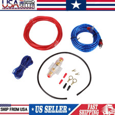 Car Audio Cable Kit 1500W Amp Amplifier Install RCA Subwoofer Sub Wiring 12Gauge