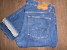 INDIGOFERA PRIMA BLUE DENIM JEANS - 34X34 - MADE IN PORTUGAL