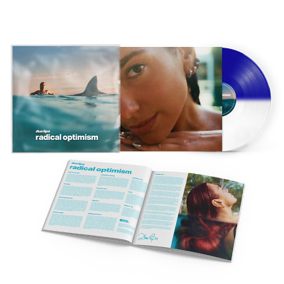 Dua Lipa - Radical Optimism Exclusive Blue & White Deluxe Vinyl LP BRAND NEW