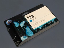 HP 728 130-ml Cyan DesignJet Ink Cartridge, F9J67A EXP: APR/2023
