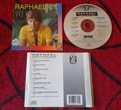 RAPHAEL ** Digan Lo Que Digan ** ORIGINAL 1995 SPAIN CD