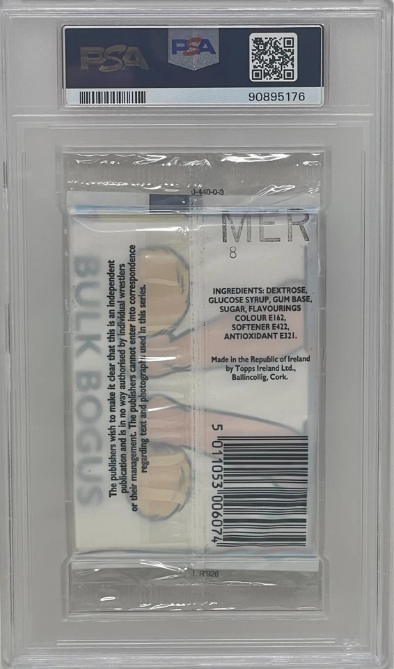 Topps Ireland WWF Wacky Wrestling 1993 paquete sellado Bret Hart #18 excelente anuncio de servicio público como nuevo 9 Foto 3 de 3