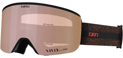 Giro Article II - Occhiali da neve, colore: bianco e nero, lenti a infrarossi vivide color ambra