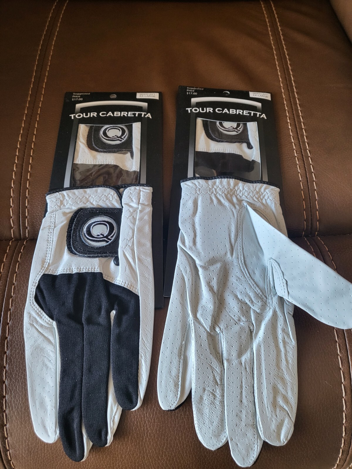 4 Cabretta Leather Golf Gloves, XXL, Left Hand eBay