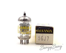 Vintage Sylvania 5GJ7/LCF801 Oscillator Mixer Triode Pentode TV Audio Vacuum Tub