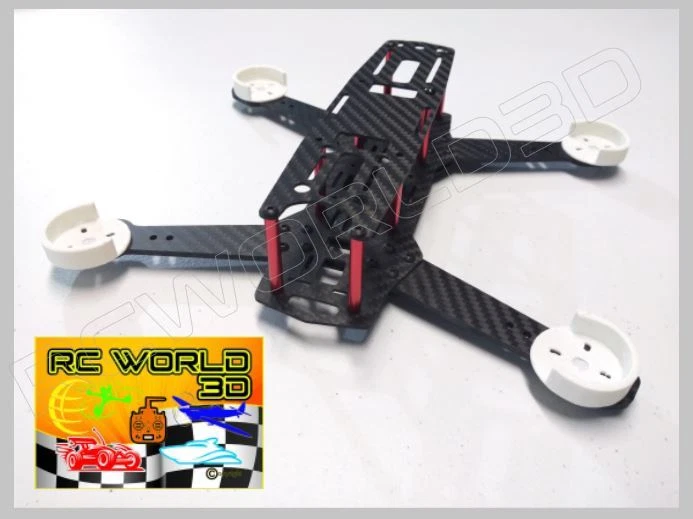 QUADCOPTER BRUSHLESS MOTOR MOUNT/BASE PROTECTOR WHITE 3D PRINTED SOLID - PLA - Image 4 of 4