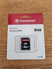 Transcend SDHC 8GB Class 10 Secure Digital Memory Card 