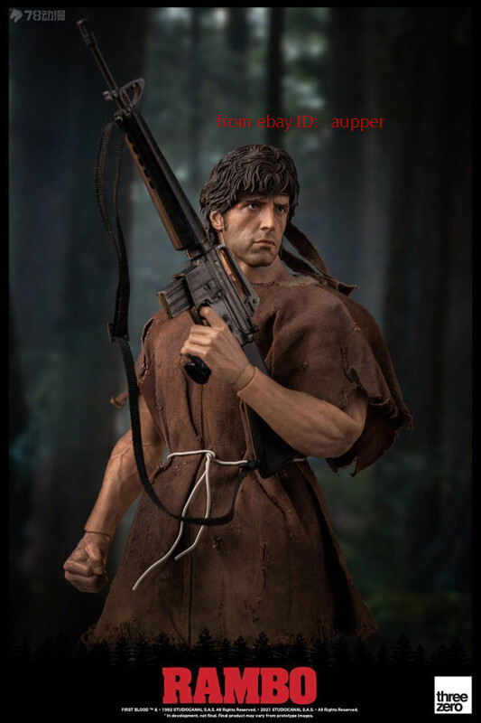 Threezero 3a Figzero Series 1/6 First Blood John Rambo Threezero 3a Figzero Series 1/6 First Blood John Rambo