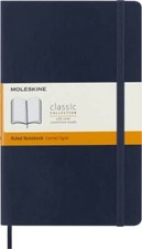 Classic Notebook, Soft Cover 5" x 8.25" /Lined, 192 Large Sapphire Blue Ruled