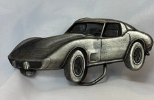 1979 Corvette Belt Buckle Bergamot Brass Works M-89 1 7/8" Loop Made In USA