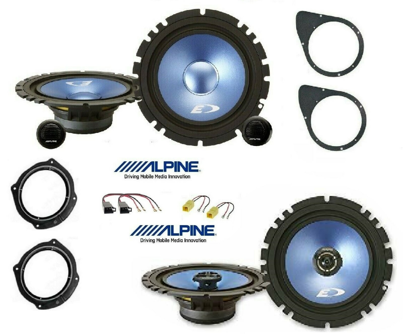 Upgrade Audio Fiat Stilo 3 Porte: Kit Alpine 6 Casse + Adattatori