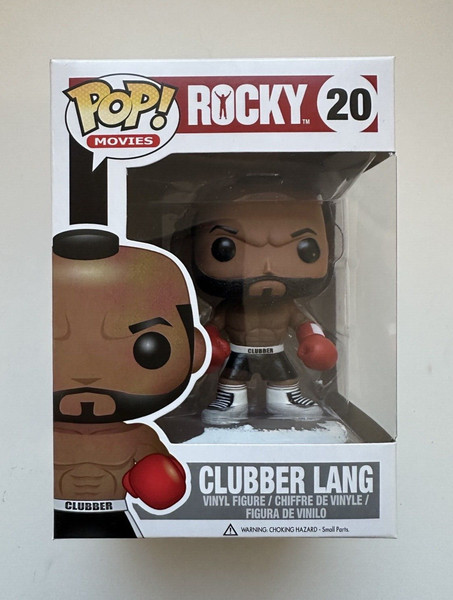 Funko pop #20 Clubber Lang ROCKY 2012 Vaulted - No Mint + Free Protector