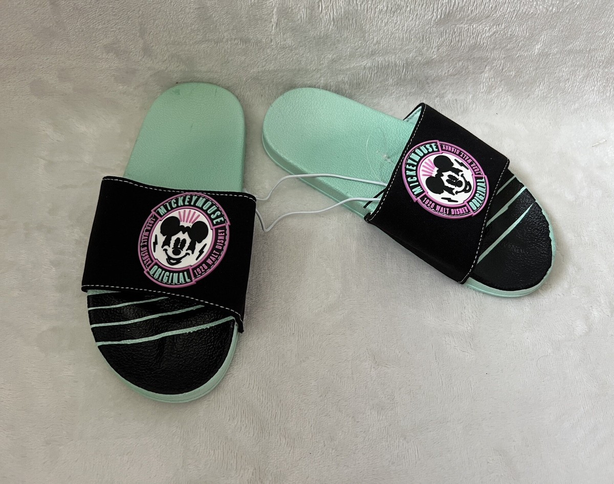 Disney Mickey Mouse Slides Sandals Kids Girls Boys 13 Shoes