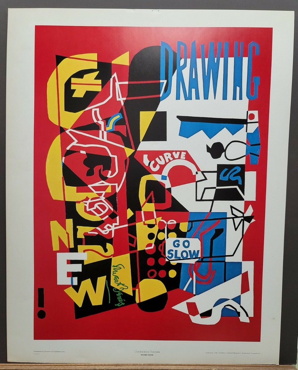 Stuart Davis Vintage Print 