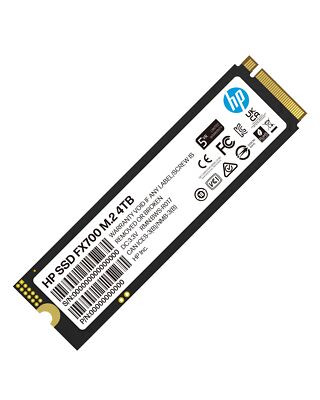 HP FX700 4TB NVMe M.2 SSD Gen4 ① HP FX700 4TB SSD NVMe2.0 M.2 Type 2280 PCIe Gen4 x 4 Maximum